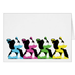 Carte de chiot d'art de bruit