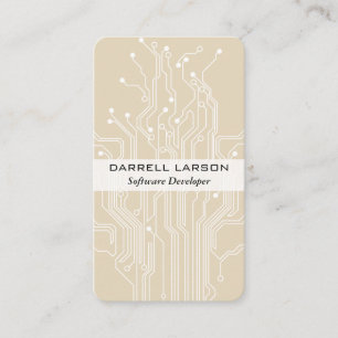 Carte de circuit Beige Noir