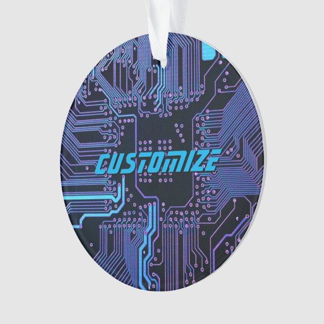 Carte de circuit électronique bleu PCB personnalis (devant)
