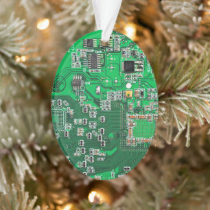 Carte de circuit Geek d'ordinateur vert