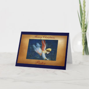 Carte de clergé Merry Christmas Pasteur