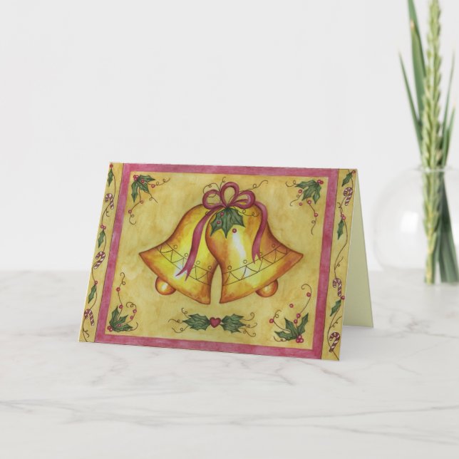 Carte de cloches de Noël (Devant)