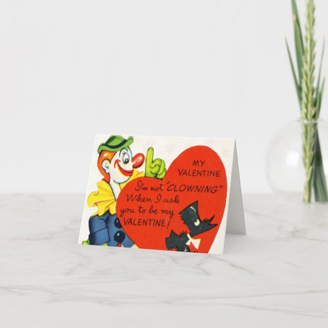 Carte de clown pour enfants (Devant)