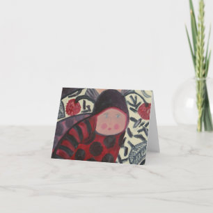 Carte de coccinelle de bébé