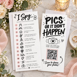 Carte de code QR pour chasse au trésor de photos d