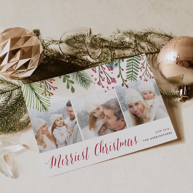 Carte de collage de photo du feuillage | de (Créateur téléchargé)