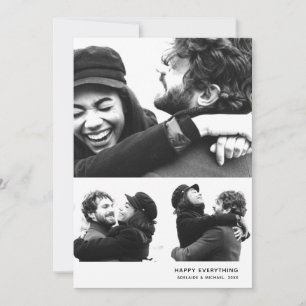 Carte de collage photo de vacances simple moderne