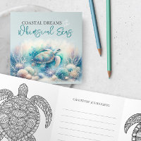 Carte de coloration de la tortue de mer