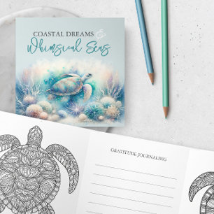 Carte de coloration de la tortue de mer