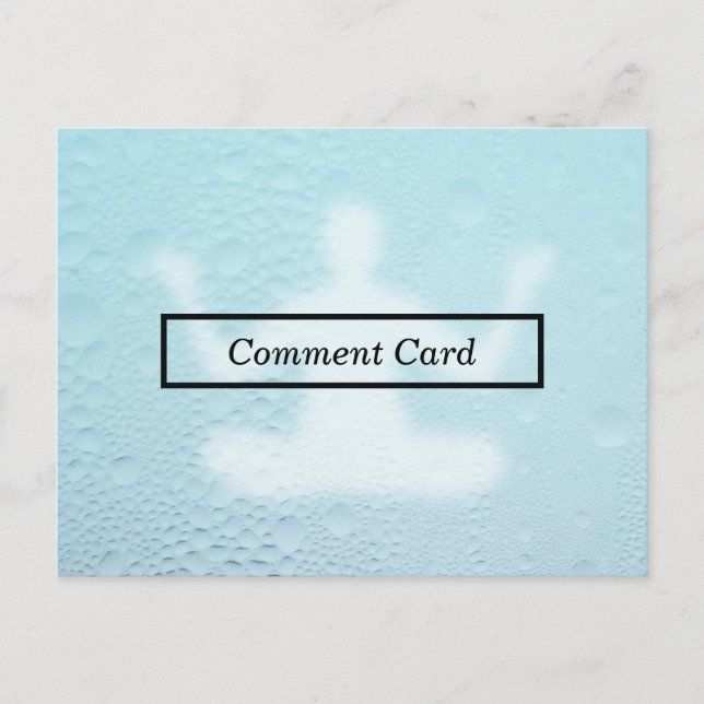 carte de commentaire yoga blur (Devant)