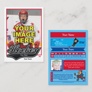 Carte de commerce de hockey Swash - Statistiques p