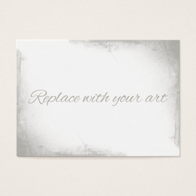 Carte de commerce de l'artiste ACEO vierge Coins d (Devant)