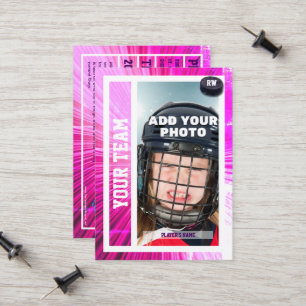Carte de commerce du joueur de hockey Souvenir   R