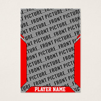 Carte de commerce Red Sports personnalisée