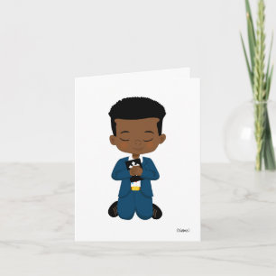 Carte de communion africaine-américaine personnali