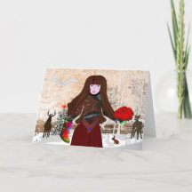 Carte de conception créative d'Angel Lee Marie