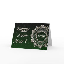 Carte de conception de guirlande de bonne année
