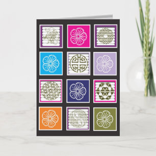 Carte de conception d'inspiration asiatique