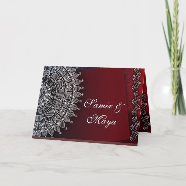 Carte de conception indienne (Devant)