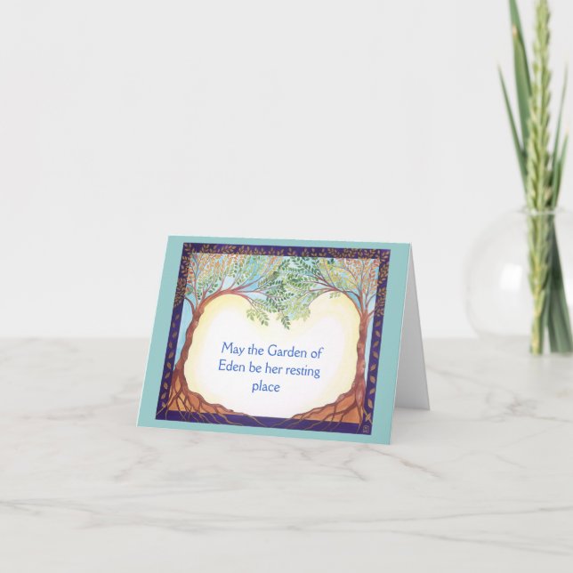 Carte de condoléance pour la femme (Devant)