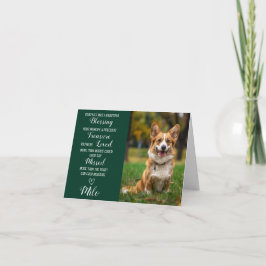 Carte de condoléances personnalisée avec photo pou