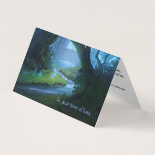 Carte de condoléances pour perte d'animal