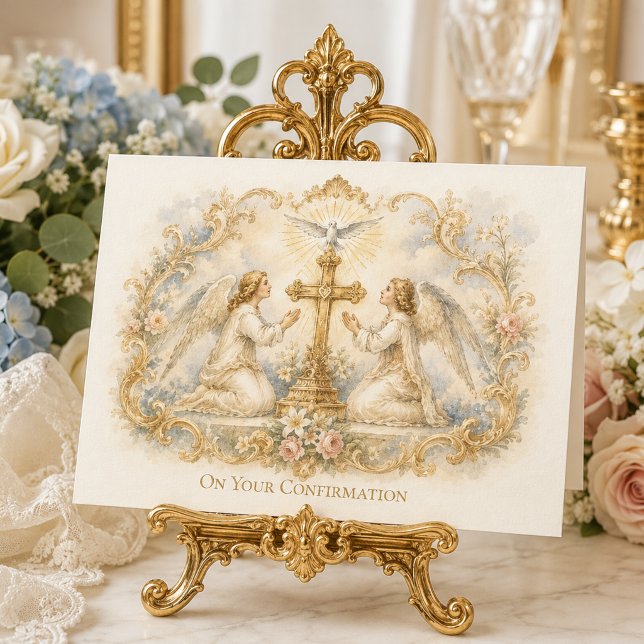 Carte de confirmation du Saint-Esprit et des Anges (Créateur téléchargé)