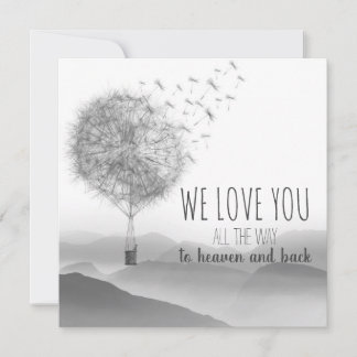 Carte de confort avec fleurs de cheval |