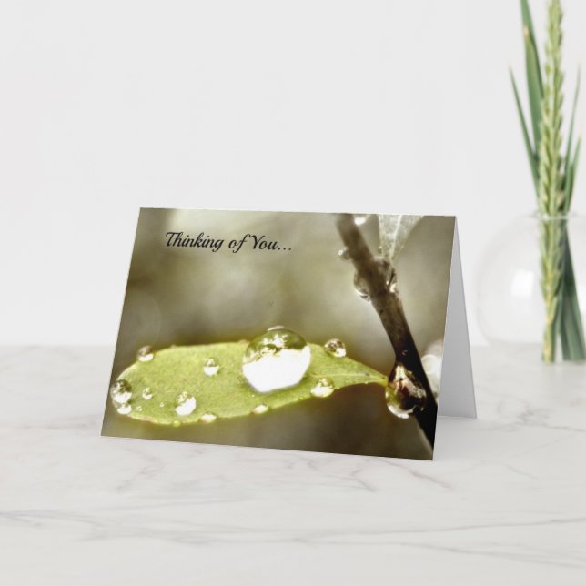 Carte de confort et d'encouragement. (Devant)