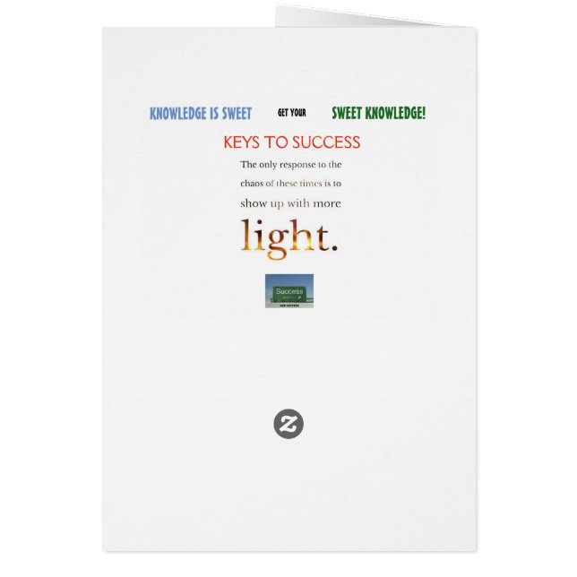 CARTE DE CONNAISSANCES SUCRE #4 (Dos)