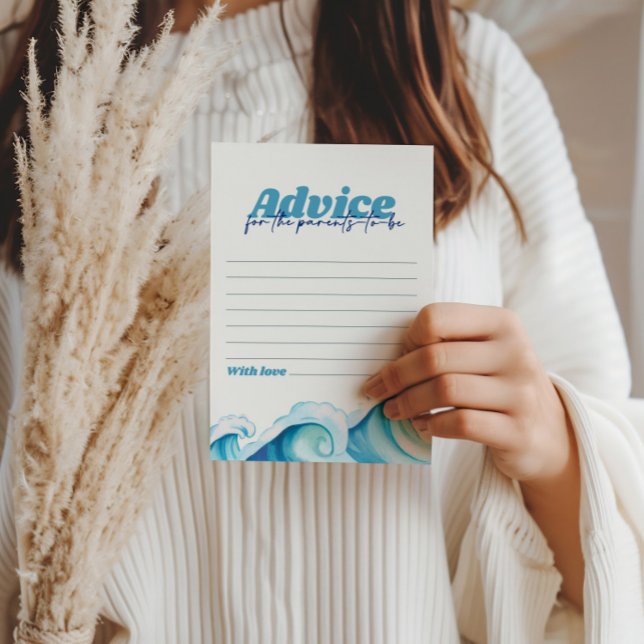 Carte de conseil Baby shower pour bébé à bord (Créateur téléchargé)