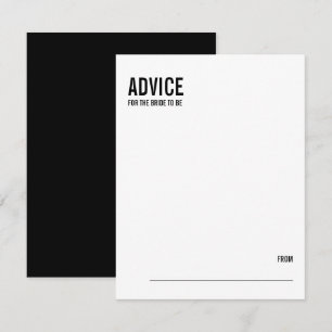 Carte de conseil en Fête des mariées de typographi