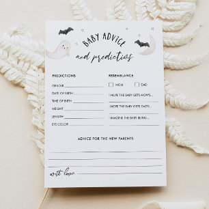 Carte de conseil et de prédictions sur le Baby sho