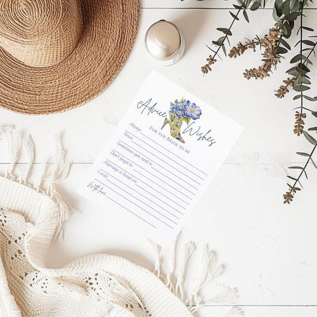 Carte de conseil et de réponse HighHeel Shoe et We (Créateur téléchargé)