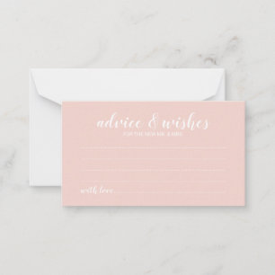 Carte de conseil et de souhaits Mariage de script 