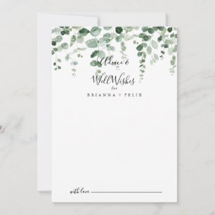 Carte de conseil Eucalyptus Mariage