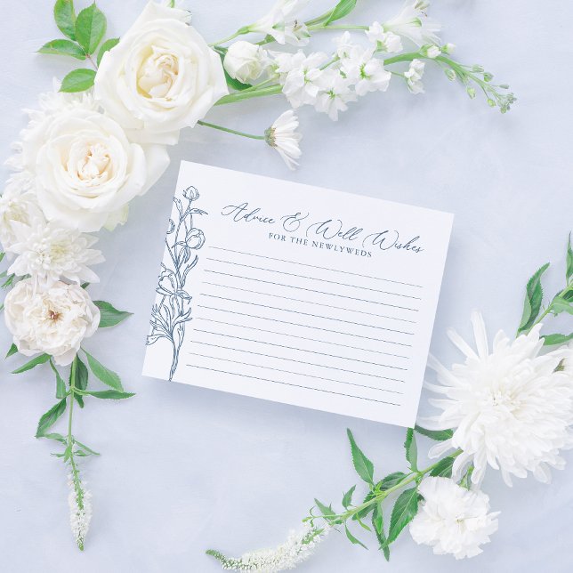 Carte de conseil Floral de la Chinoiserie Bleue Fr (Créateur téléchargé)