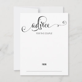 Carte de conseil Mariage Modern We Do Script