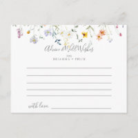 Carte de conseil pour Mariages floraux Wild Multic