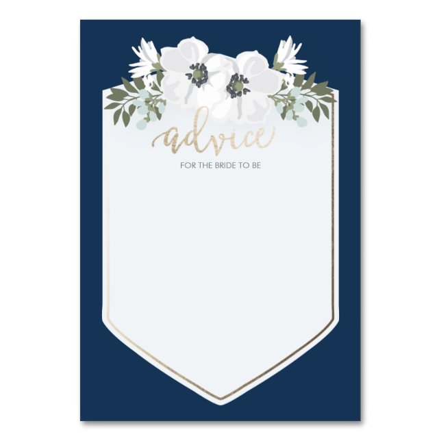 Carte de conseil pour mariée d'or (Par défaut)