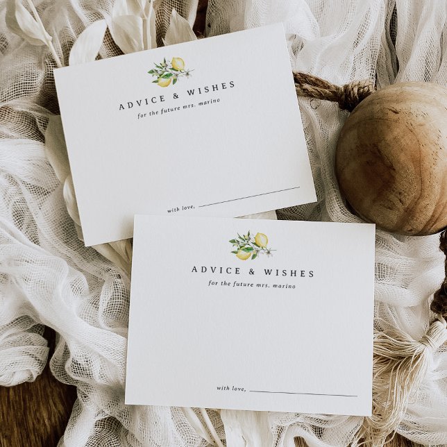 Carte de conseils de mariage élégante et minimalis (Créateur téléchargé)