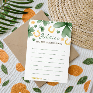 Carte de conseils pour Baby Shower Thème Porte-Bon