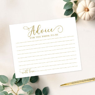 Carte de conseils pour une baby shower automnale s