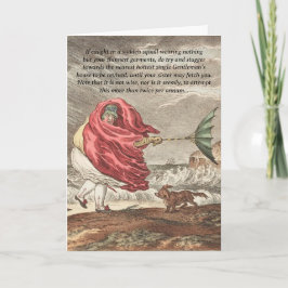 Carte de conseils romantiques drôles de Jane Auste