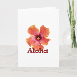 Carte de corail de ketmie aloha