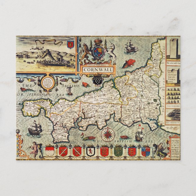 Carte de Cornouailles (Devant)