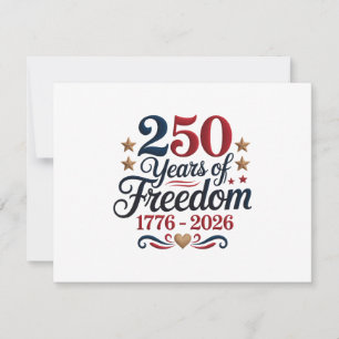 Carte De Correspondance 250e anniversaire des États-Unis
