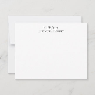 Carte De Correspondance 2.5" x 2.5" Flat Note Card