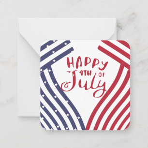 Carte De Correspondance 4 juillet heureux