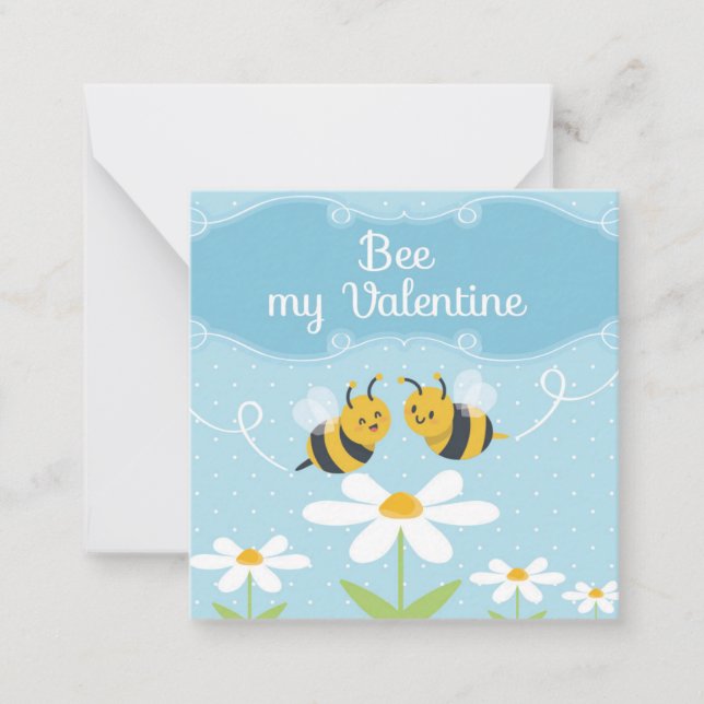 Carte De Correspondance Abee ma Valentine - Abee mignonne Valentine (Devant)
